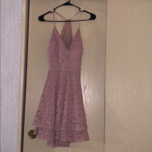 Pink Windsor Lace dress